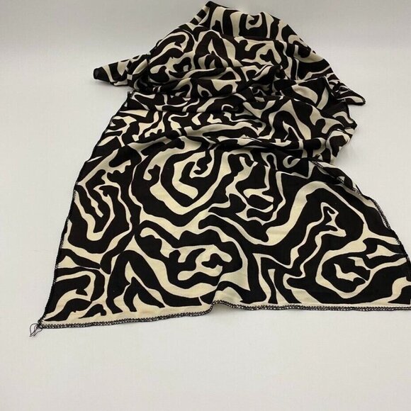 Lot 8 Rectangle Scarves Various Designs Colors Sizes Satin Polyester Cotton - Picture 7 of 9